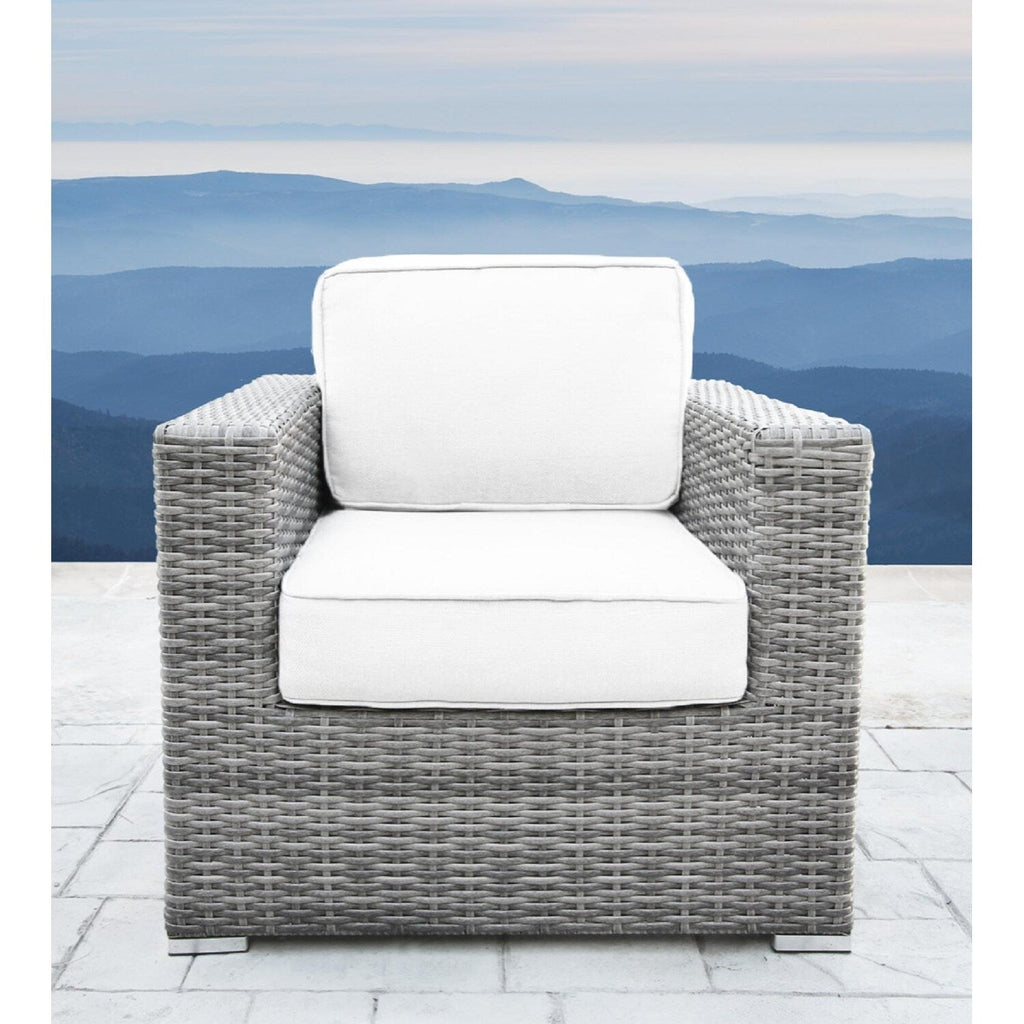 Ensemble de 7 sièges sectionnels en rotin Sunbrella avec coussins LSI
