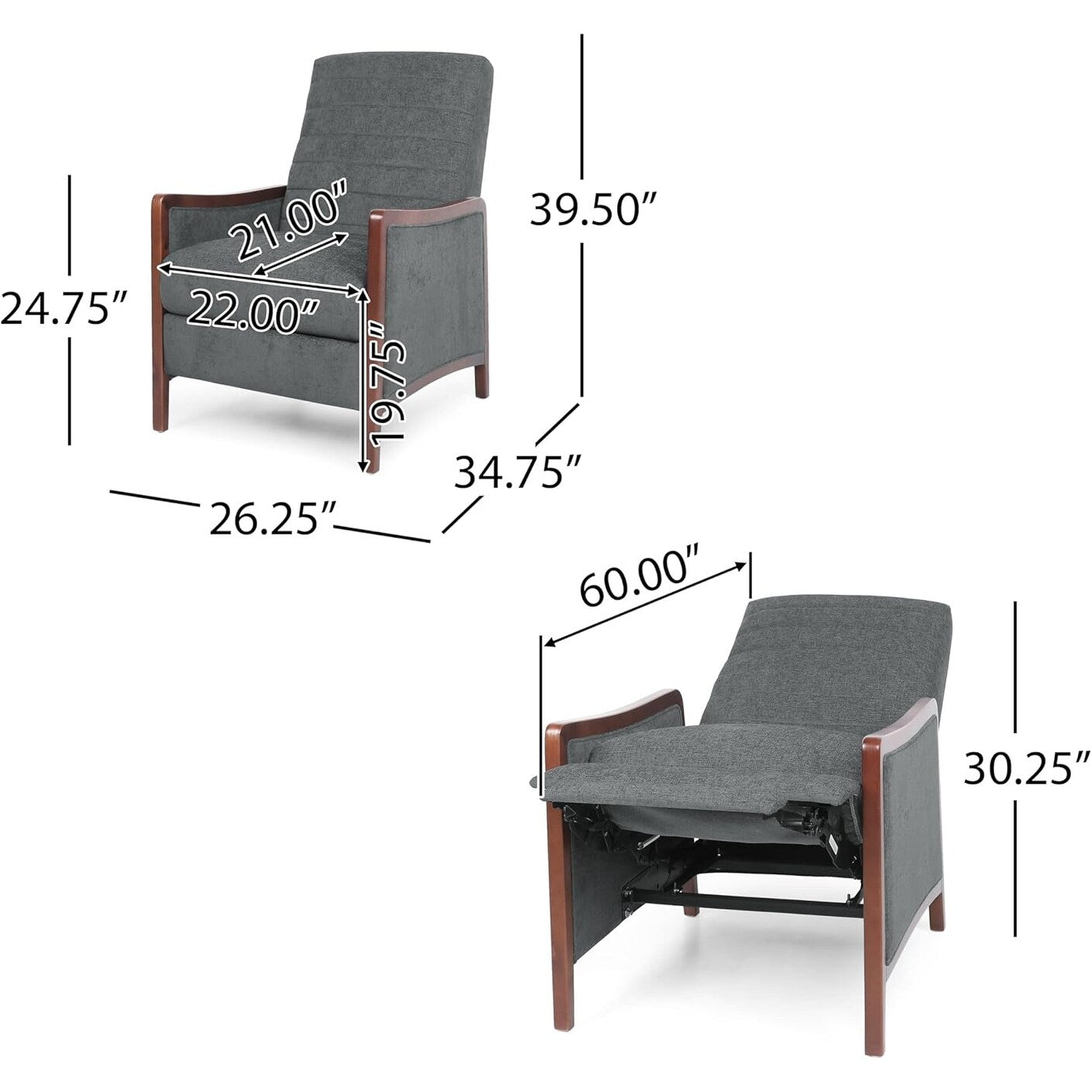 Fauteuil inclinable confortable LSI