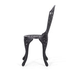 Ensemble bistrot d'extérieur 3 pièces en aluminium moulé La Sola par Christopher Knight Home
