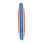 Décoration murale en bois laqué en forme de planche de surf