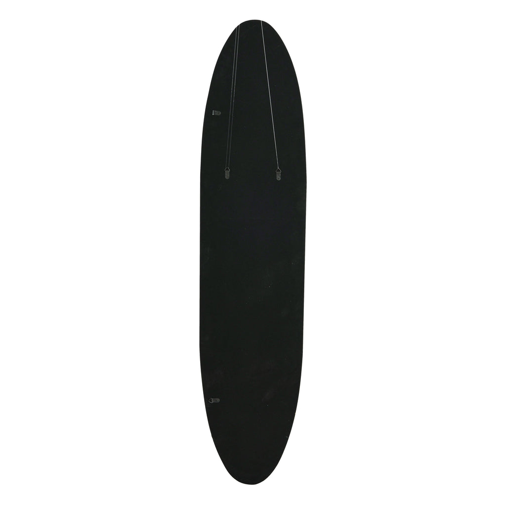 Décoration murale en bois laqué en forme de planche de surf