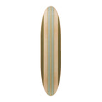 Décoration murale en bois laqué en forme de planche de surf
