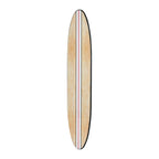Décoration murale en bois laqué en forme de planche de surf