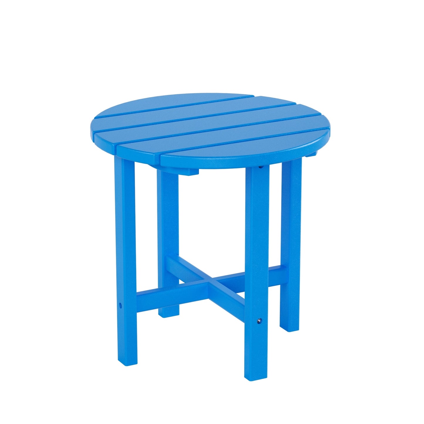 Chaises à bascule d'extérieur Polytrends Laguna en PEHD toutes saisons avec table d'appoint (ensemble de 3 pièces)