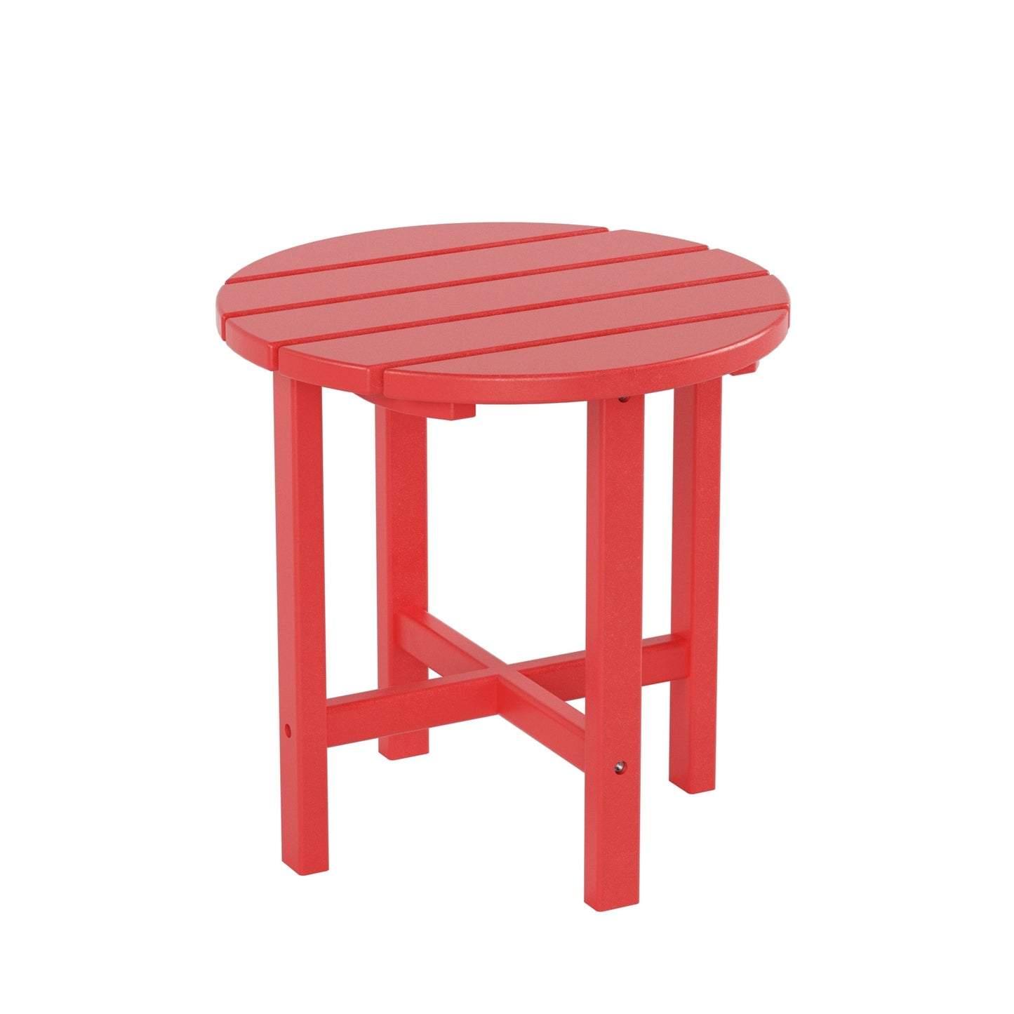 Chaises à bascule d'extérieur Polytrends Laguna en PEHD toutes saisons avec table d'appoint (ensemble de 3 pièces)