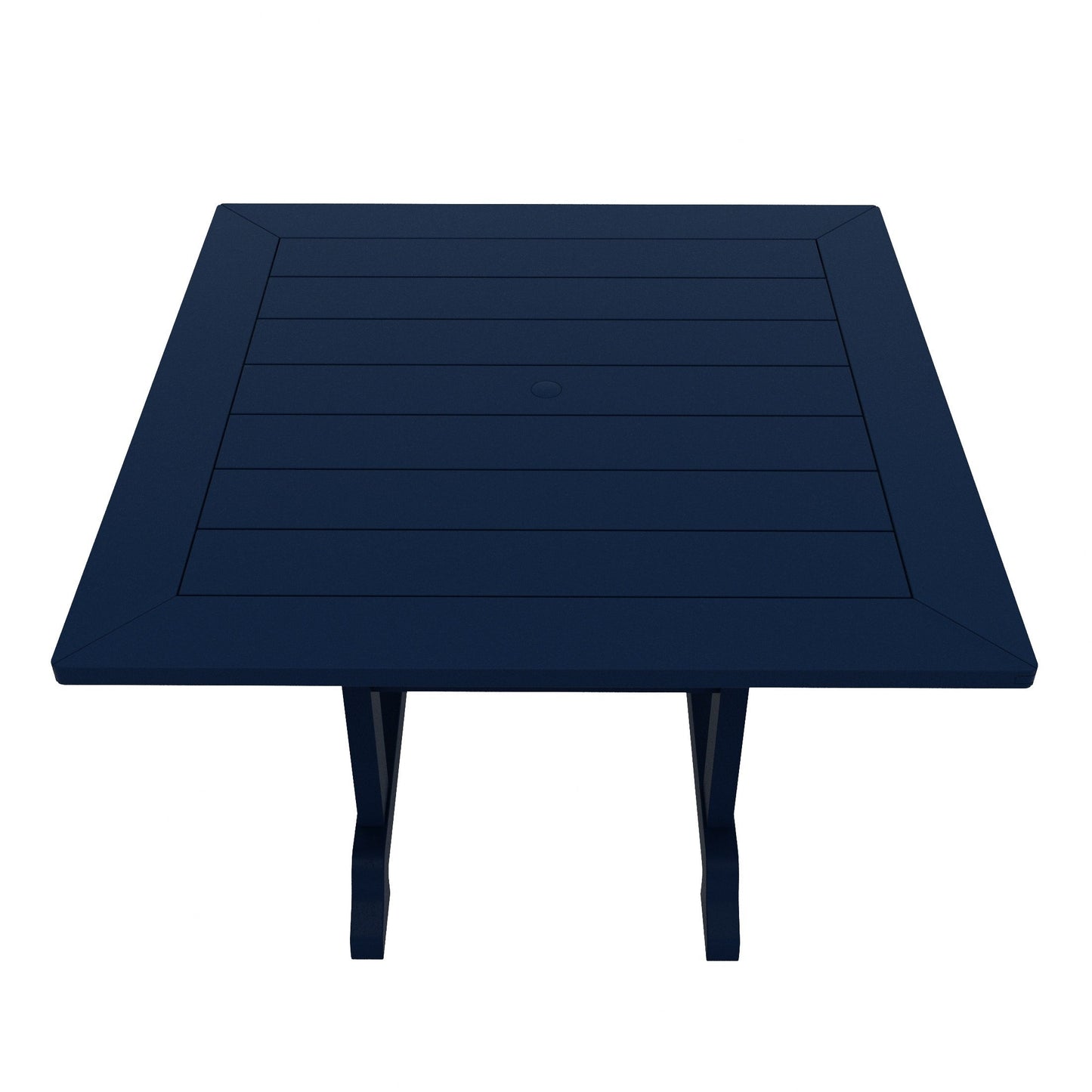 Ensemble de salle à manger d'extérieur Polytrends Laguna en PEHD, toutes saisons, avec table carrée et fauteuils (ensemble de 5 pièces)