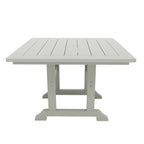 Ensemble de salle à manger d'extérieur Polytrends Laguna en PEHD, toutes saisons, avec table carrée et fauteuils (ensemble de 5 pièces)