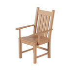 Ensemble de salle à manger d'extérieur Polytrends Laguna en PEHD, toutes saisons, avec table carrée et fauteuils (ensemble de 5 pièces)