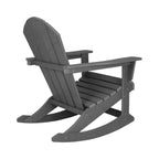 Chaises à bascule d'extérieur Polytrends Laguna en PEHD toutes saisons (lot de 4)