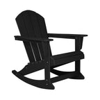 Chaises à bascule d'extérieur Polytrends Laguna en PEHD toutes saisons (lot de 4)
