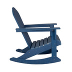 Chaises à bascule d'extérieur Polytrends Laguna en PEHD toutes saisons (lot de 4)