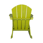 Chaises à bascule d'extérieur Polytrends Laguna en PEHD toutes saisons (lot de 4)