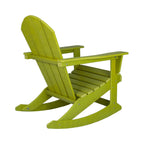Chaises à bascule d'extérieur Polytrends Laguna en PEHD toutes saisons (lot de 4)