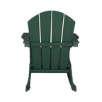 Chaises à bascule d'extérieur Polytrends Laguna en PEHD toutes saisons (lot de 4)
