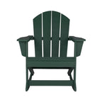Chaises à bascule d'extérieur Polytrends Laguna en PEHD toutes saisons (lot de 4)