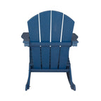 Chaises à bascule d'extérieur Polytrends Laguna en PEHD toutes saisons (lot de 4)