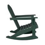 Chaises à bascule d'extérieur Polytrends Laguna en PEHD toutes saisons (lot de 4)