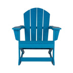 Chaises à bascule d'extérieur Polytrends Laguna en PEHD toutes saisons (lot de 4)