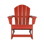 Chaises à bascule d'extérieur Polytrends Laguna en PEHD toutes saisons (lot de 4)