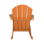 Chaises à bascule d'extérieur Polytrends Laguna en PEHD toutes saisons (lot de 4)