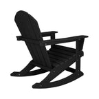 Chaises à bascule d'extérieur Polytrends Laguna en PEHD toutes saisons (lot de 4)