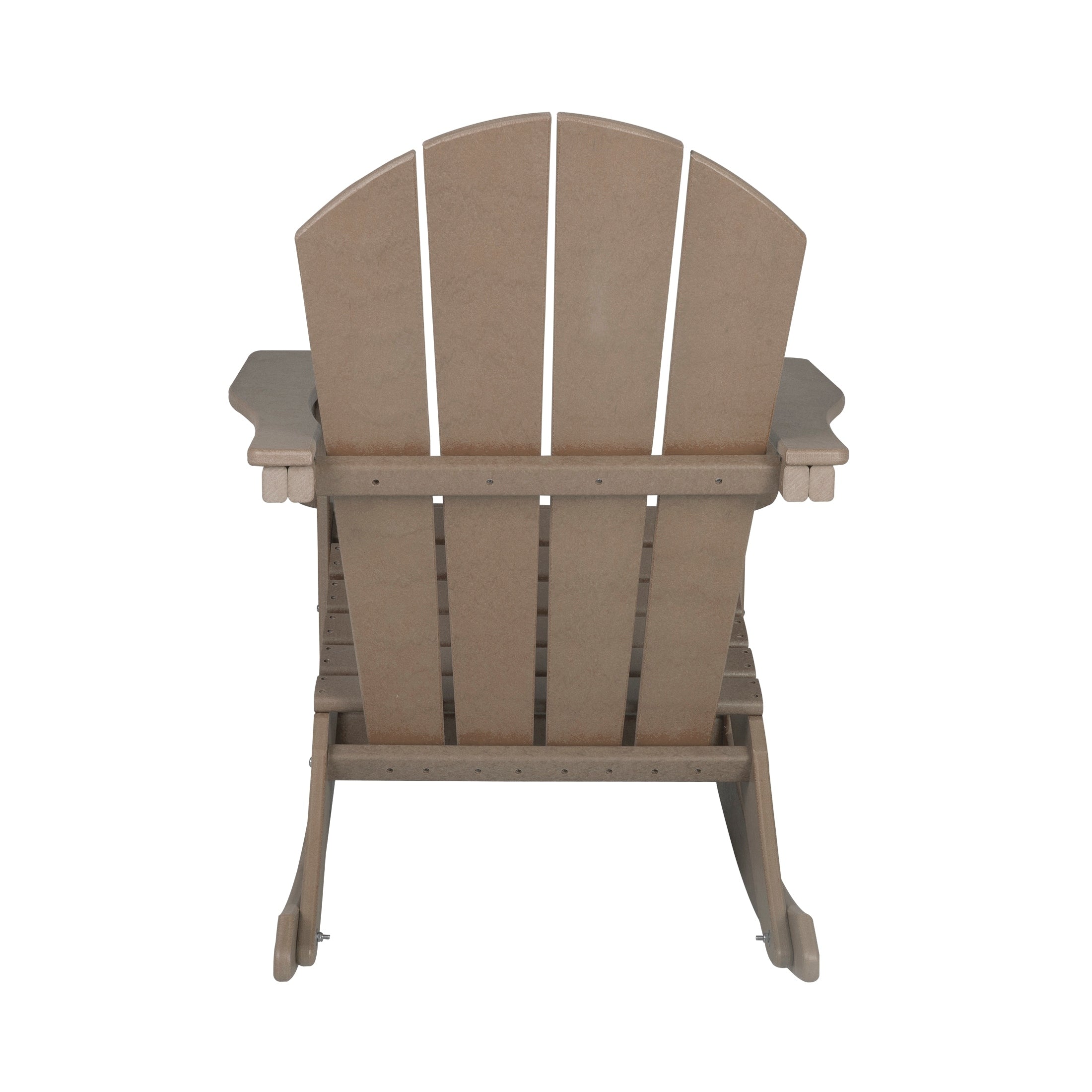 Chaises à bascule d'extérieur Polytrends Laguna en PEHD toutes saisons (lot de 4)