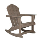 Chaises à bascule d'extérieur Polytrends Laguna en PEHD toutes saisons (lot de 4)