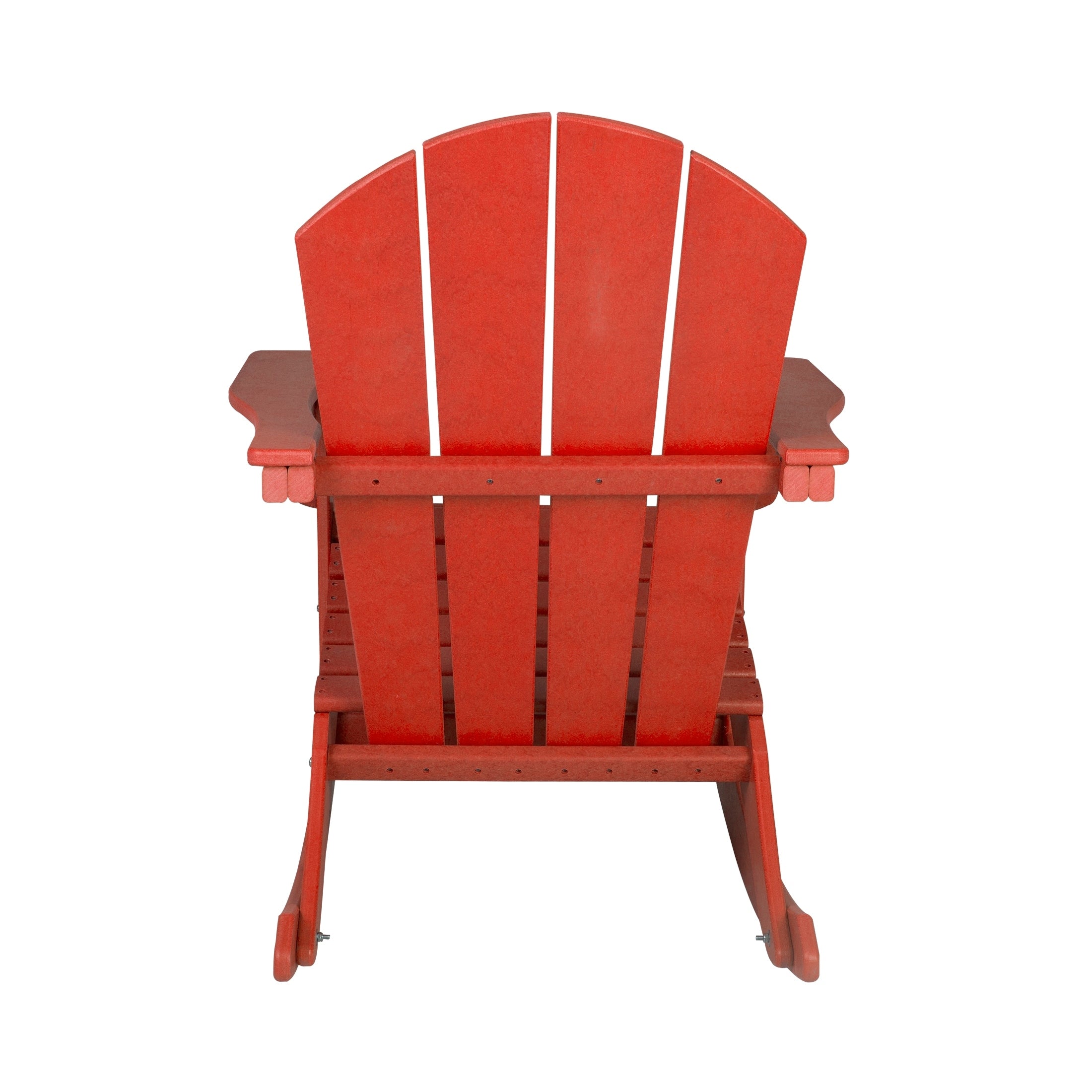 Chaises à bascule d'extérieur Polytrends Laguna en PEHD toutes saisons (lot de 4)