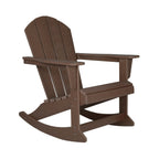 Chaises à bascule d'extérieur Polytrends Laguna en PEHD toutes saisons (lot de 4)