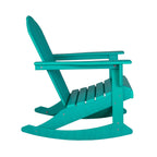 Chaises à bascule d'extérieur Polytrends Laguna en PEHD toutes saisons (lot de 4)