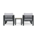Ensemble de sièges de bistrot d'extérieur en aluminium Lakeview (5 pièces)
