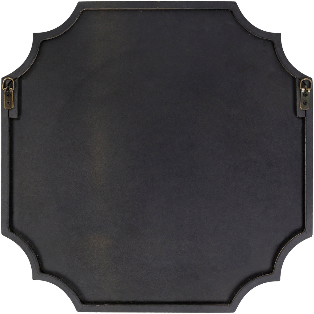 Miroir mural festonné doré Livabliss Lannie - 24H x 24L