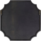 Miroir mural festonné doré Livabliss Lannie - 24H x 24L