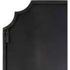 Miroir mural festonné doré Livabliss Lannie - 24H x 24L