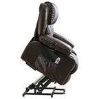 Fauteuil de massage électrique de grande taille pour personnes âgées, avec fonctions de chauffage et de vibration, cuir PU, port USB, réglable