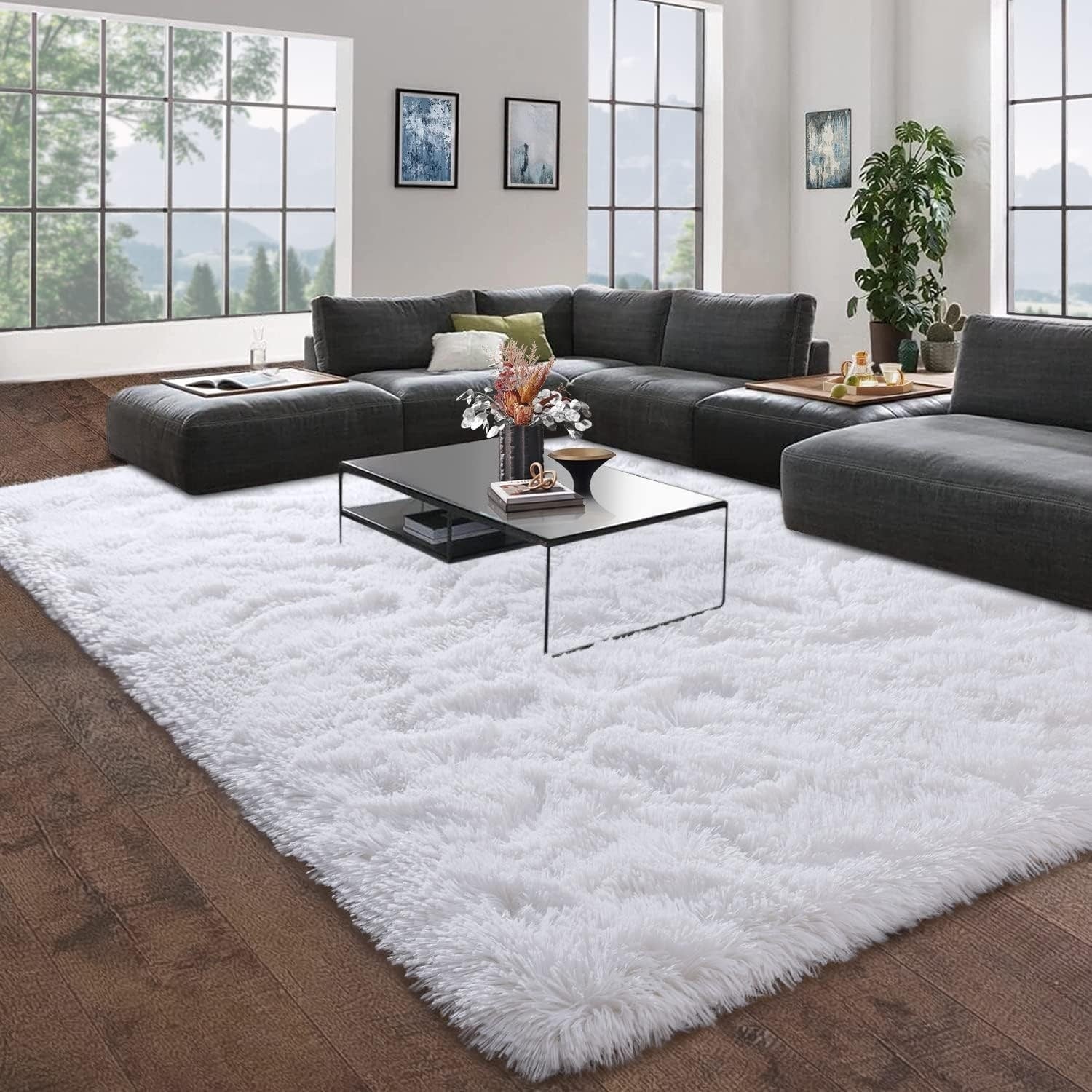 Tapis décoratif lavable de grande taille pour chambre d'enfant - 8' x 10'