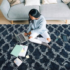 Tapis décoratif lavable de grande taille pour chambre d'enfant - 8' x 10'