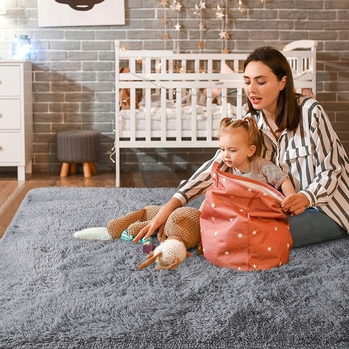 Tapis décoratif lavable de grande taille pour chambre d'enfant - 8' x 10'