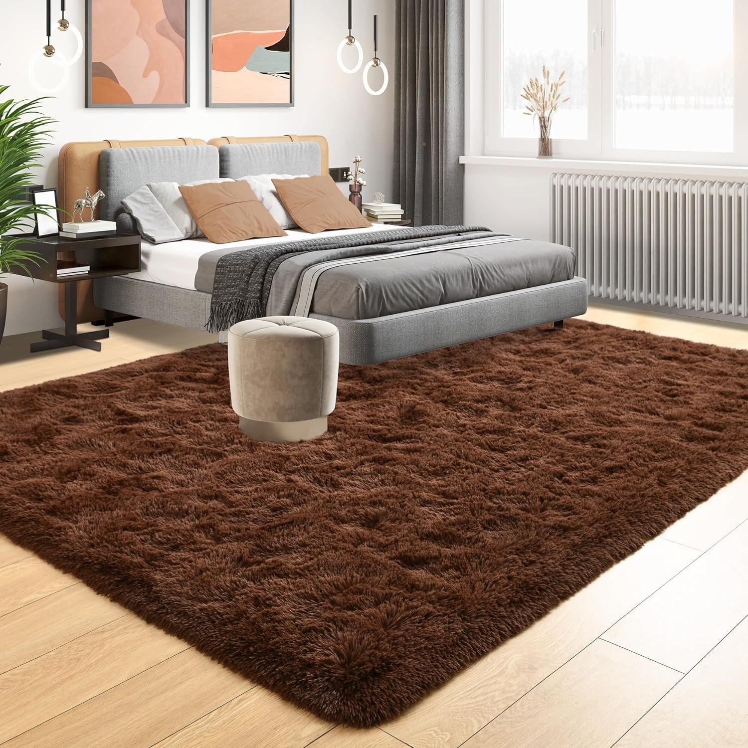 Tapis décoratif lavable de grande taille pour chambre d'enfant - 8' x 10'