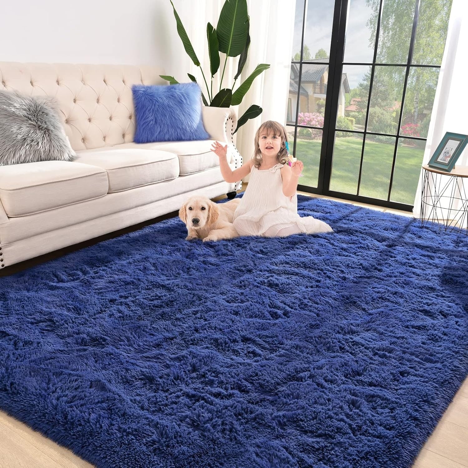 Tapis décoratif lavable de grande taille pour chambre d'enfant - 8' x 10'