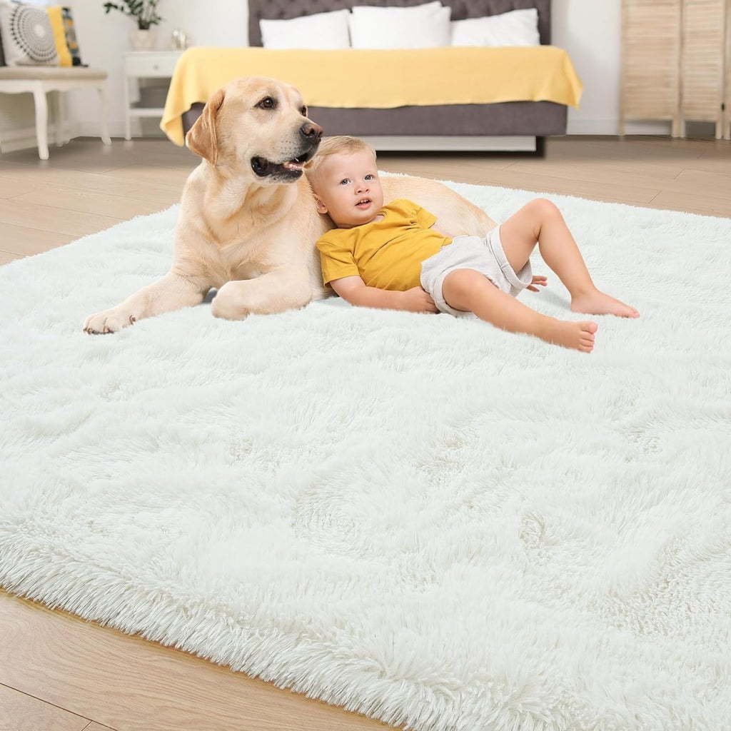 Tapis décoratif lavable de grande taille pour chambre d'enfant - 8' x 10'