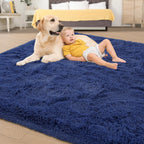Tapis décoratif lavable de grande taille pour chambre d'enfant - 8' x 10'