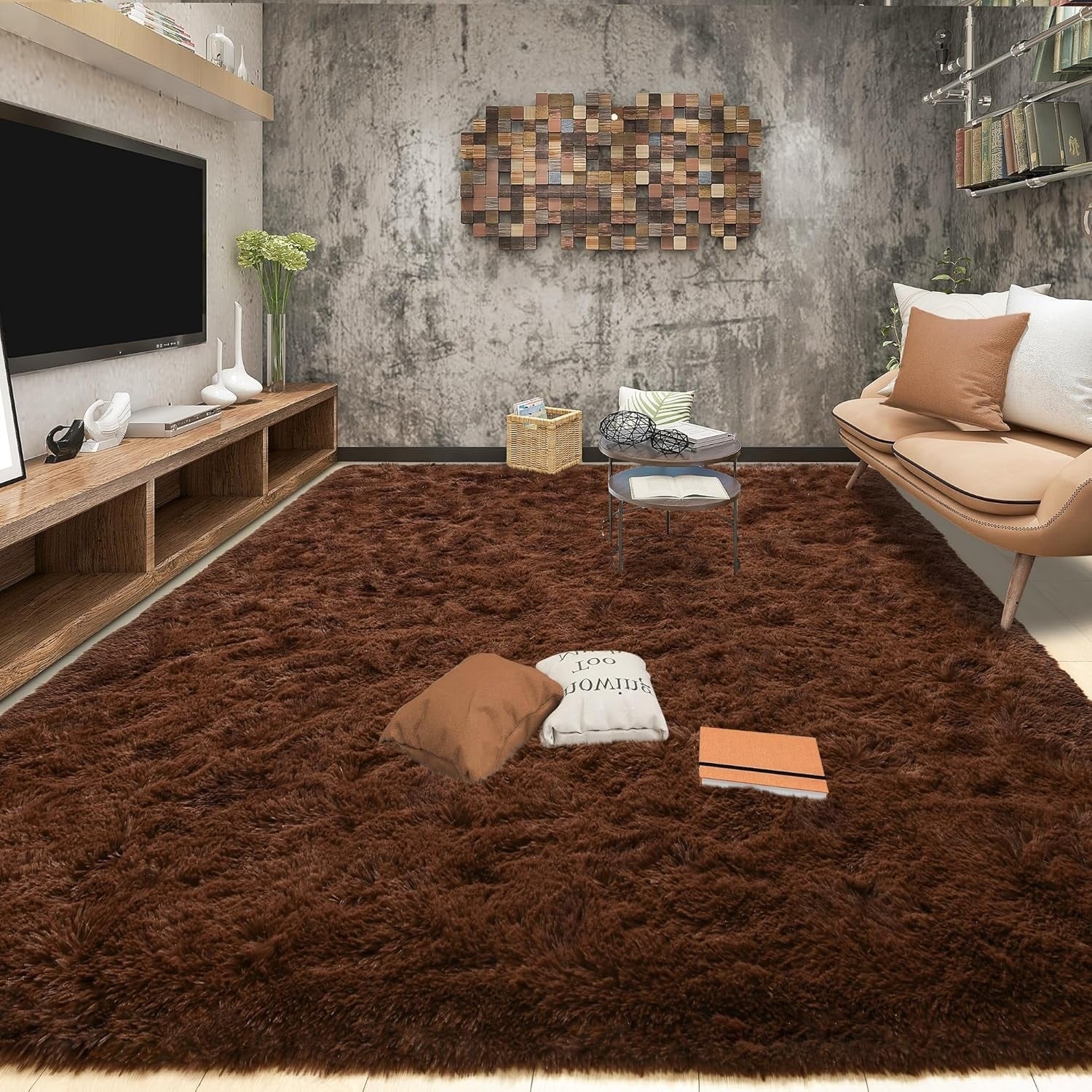 Tapis décoratif lavable de grande taille pour chambre d'enfant - 8' x 10'