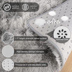Tapis décoratif lavable de grande taille pour chambre d'enfant - 8' x 10'