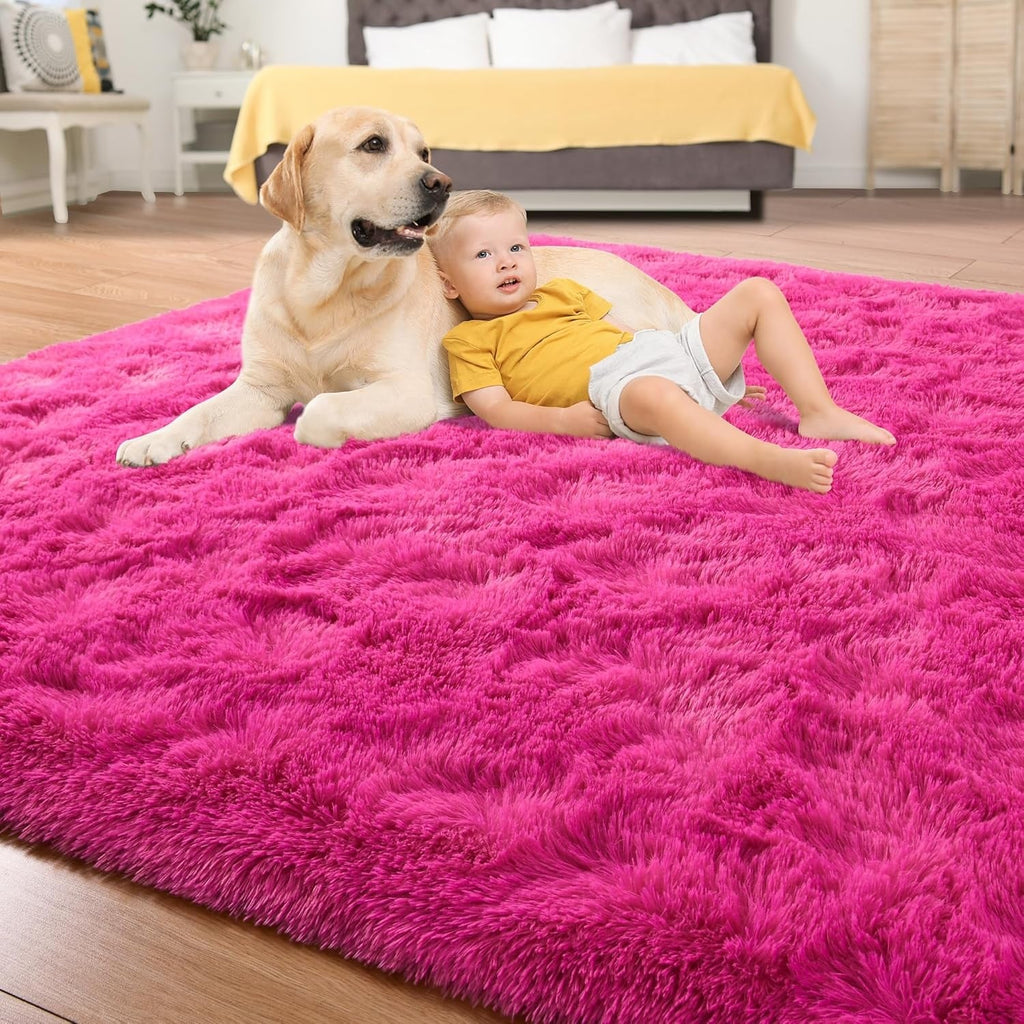Tapis décoratif lavable de grande taille pour chambre d'enfant - 8' x 10'