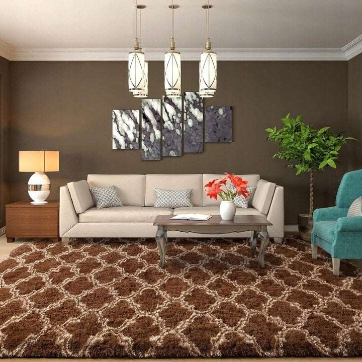 Tapis décoratif lavable de grande taille pour chambre d'enfant - 8' x 10'