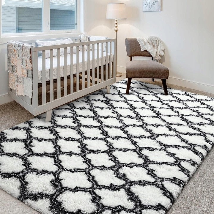 Tapis décoratif lavable de grande taille pour chambre d'enfant - 8' x 10'