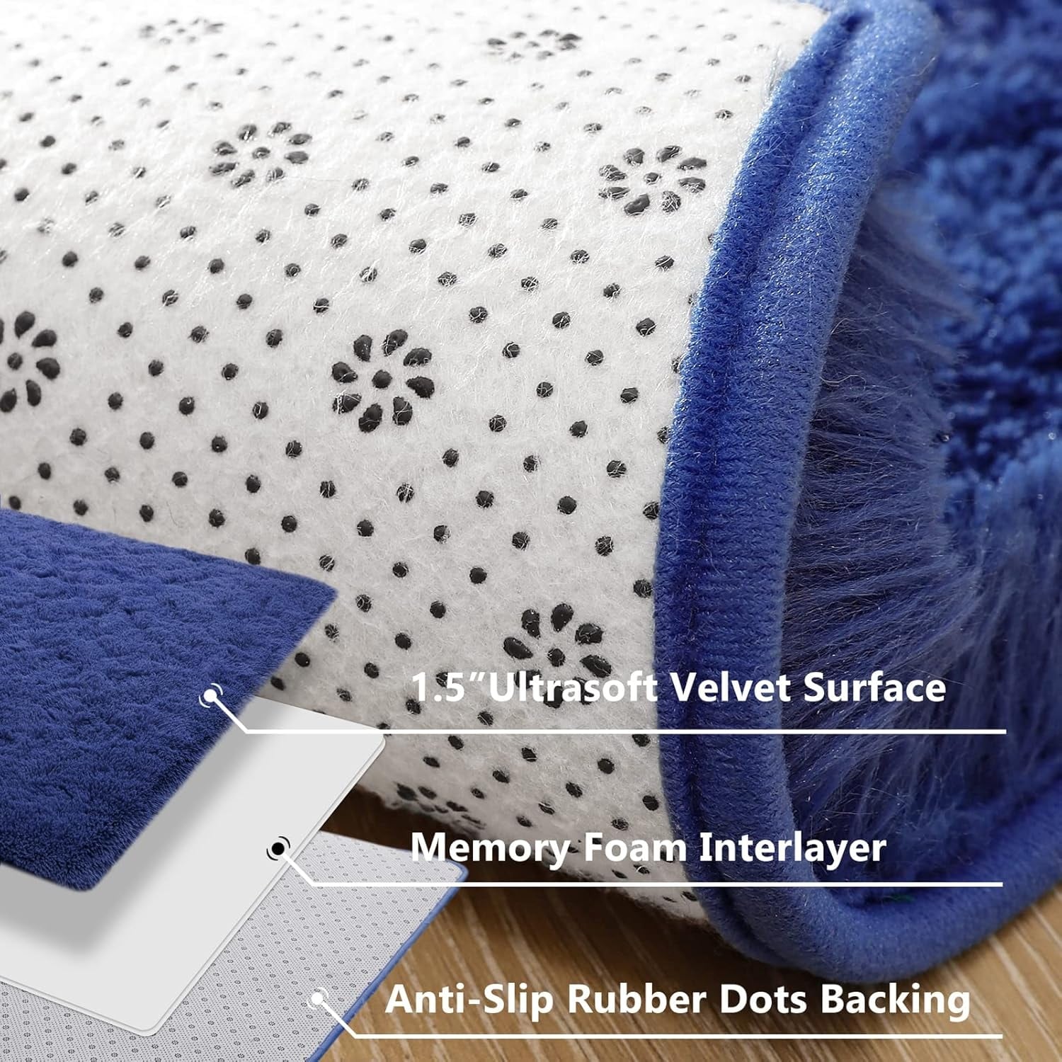 Tapis décoratif lavable de grande taille pour chambre d'enfant - 8' x 10'