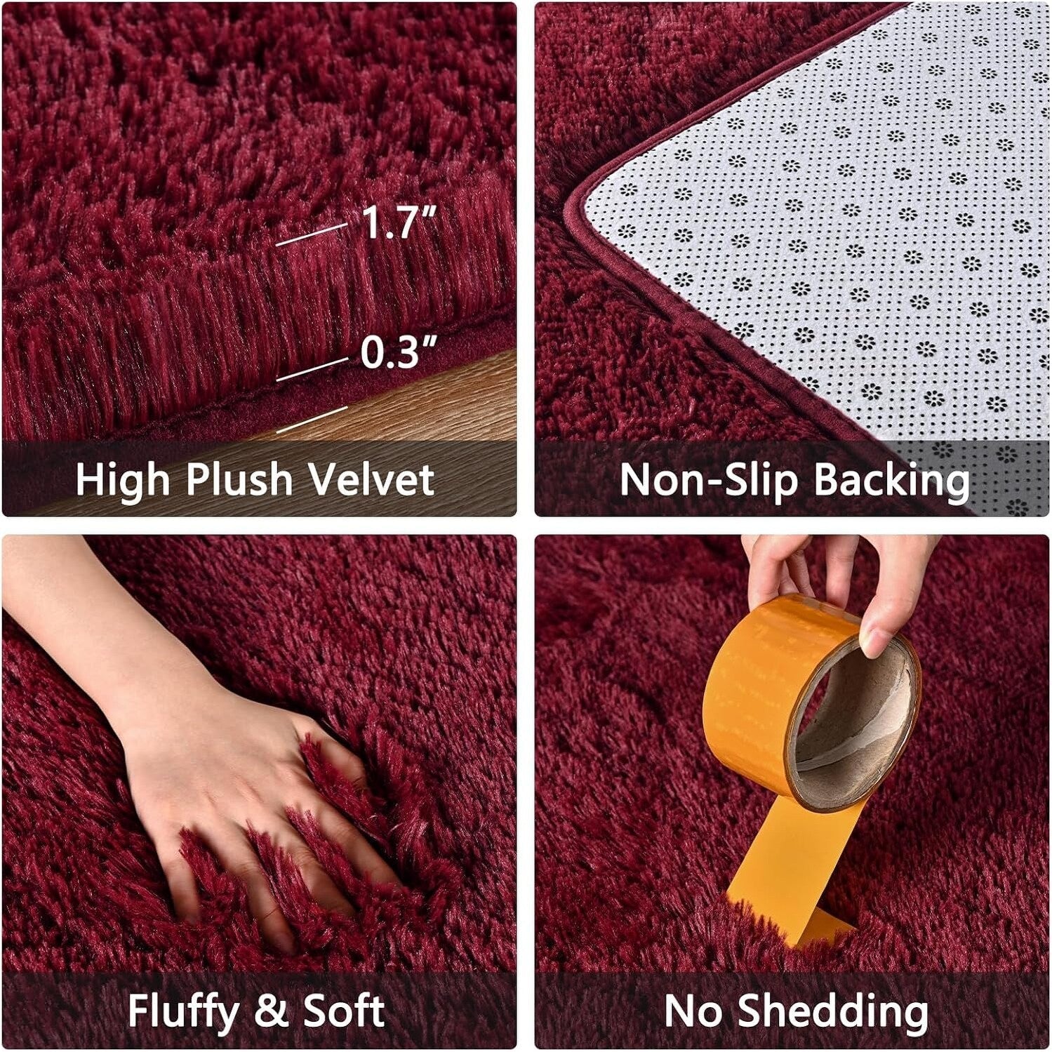 Tapis décoratif lavable de grande taille pour chambre d'enfant - 8' x 10'