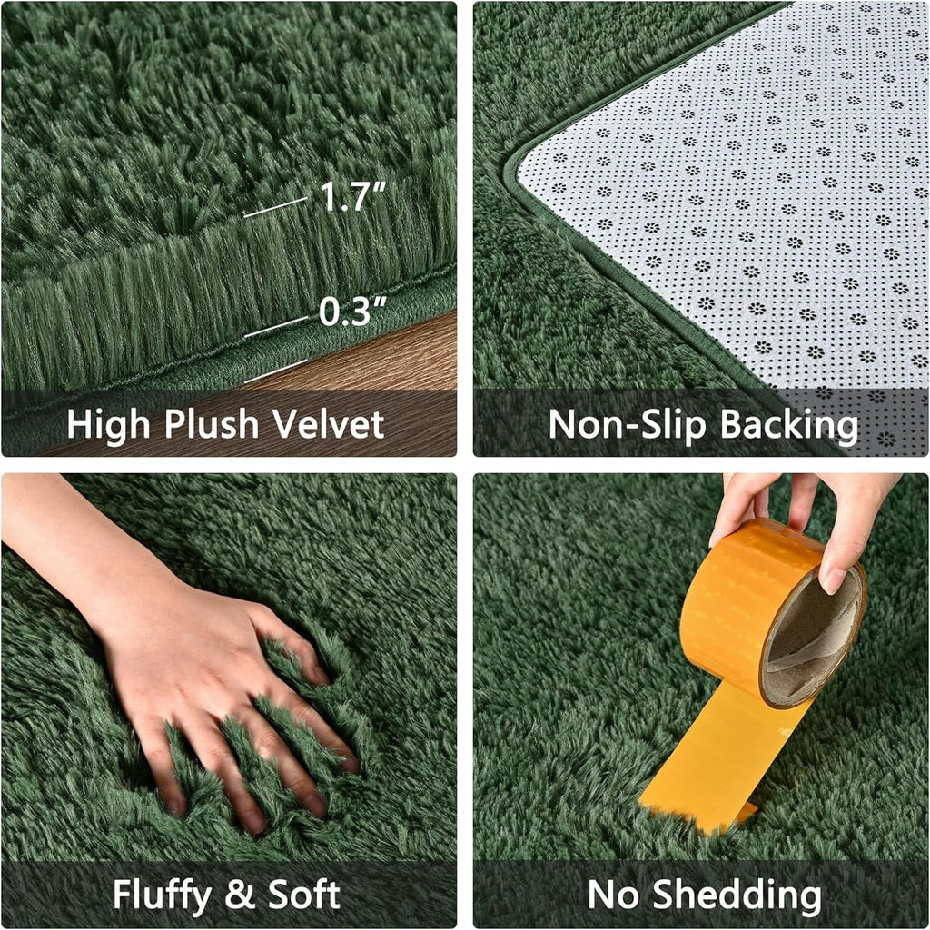 Tapis décoratif lavable de grande taille pour chambre d'enfant - 8' x 10'